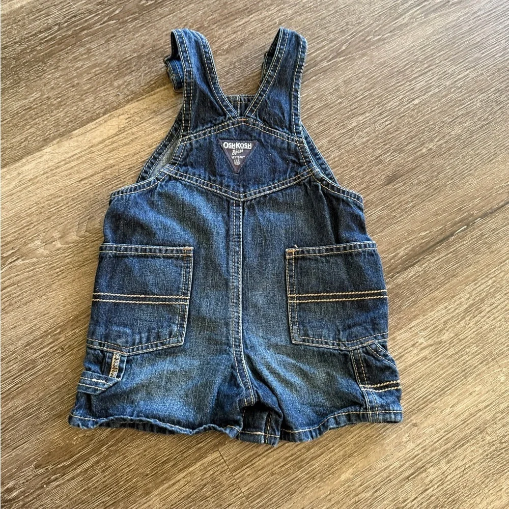 OshKosh B'gosh Dark Blue Denim Shortalls